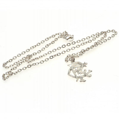 Rangers FC Silver Plated Pendant & Chain - Gift Arch