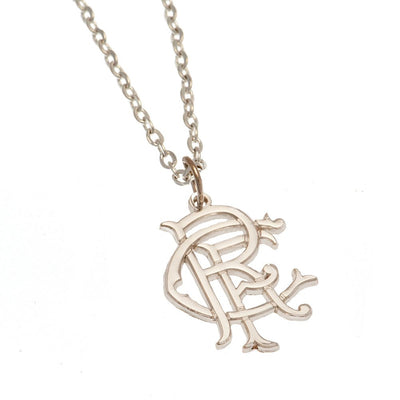 Rangers FC Silver Plated Pendant & Chain - Gift Arch