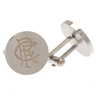 Rangers FC Stainless Steel Round Cufflinks - Gift Arch
