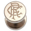 Rangers FC Stainless Steel Scroll Crest Stud Earring - Gift Arch