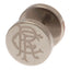 Rangers FC Stainless Steel Scroll Crest Stud Earring - Gift Arch