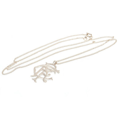 Rangers FC Sterling Silver Pendant & Chain Fixed - Gift Arch