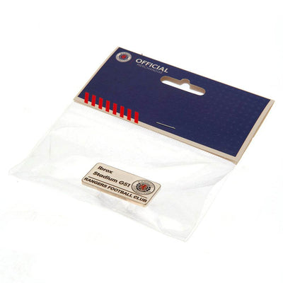 Rangers FC Street Sign Badge - Gift Arch