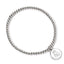 Real Madrid CF Silver Finish Bead Bracelet - Gift Arch