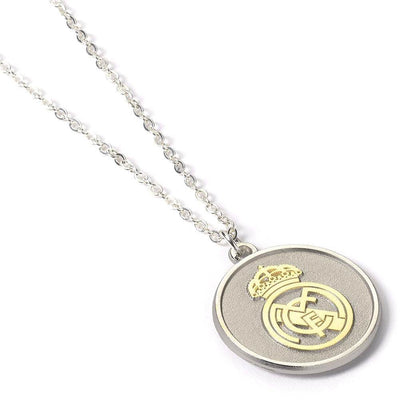 Real Madrid CF Silver Finish Necklace - Gift Arch