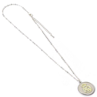 Real Madrid CF Silver Finish Necklace - Gift Arch