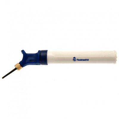 Real Madrid CF White Dual Action Football Pump - Gift Arch
