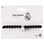 Real Madrid FC Black Bead Bracelet - Gift Arch