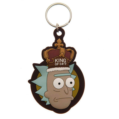 Rick And Morty King Rick PVC Keyring - Gift Arch