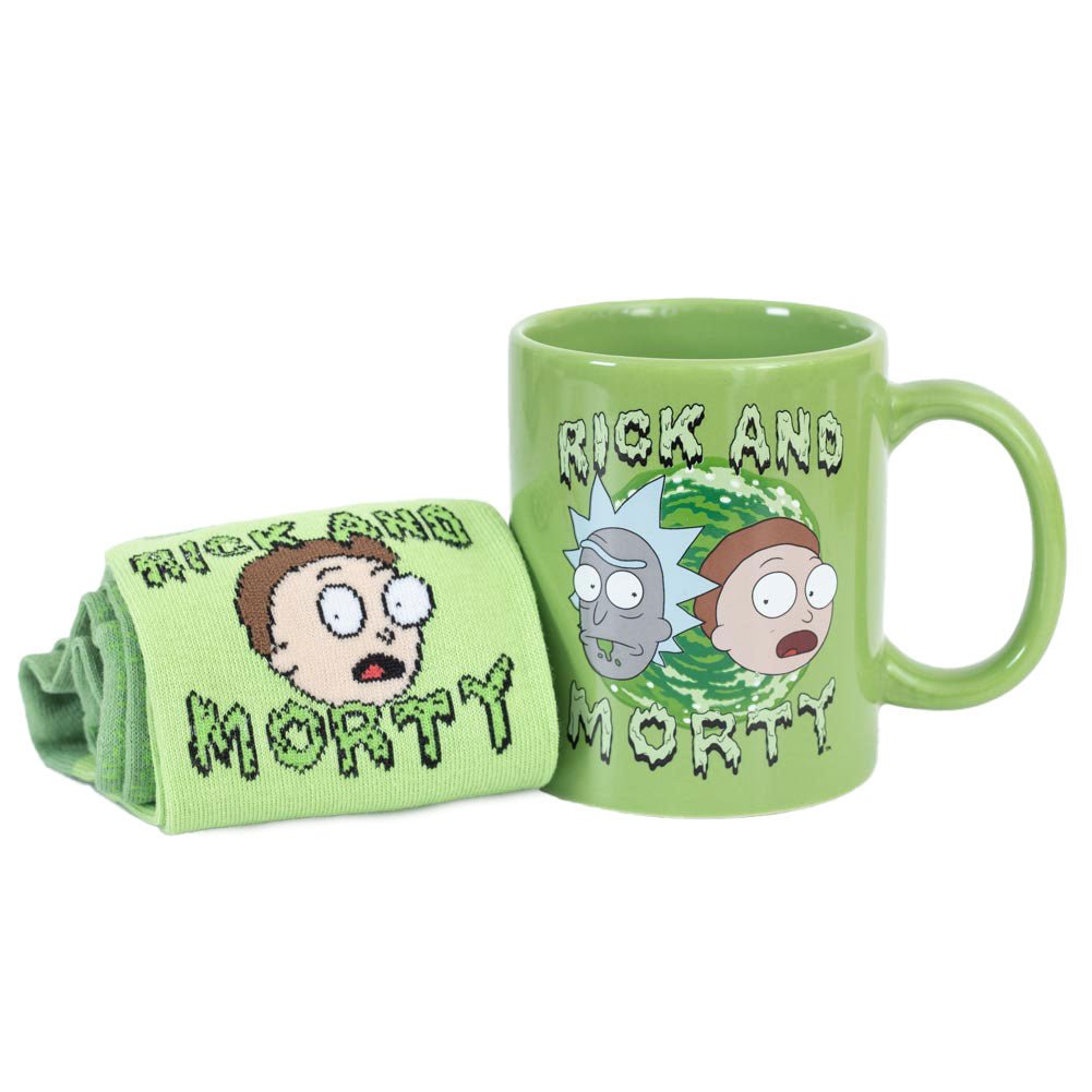 Rick And Morty Mug & Sock Set - Gift Arch