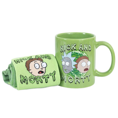 Rick And Morty Mug & Sock Set - Gift Arch