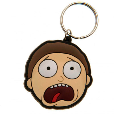 Rick And Morty Scared Morty PVC Keyring - Gift Arch