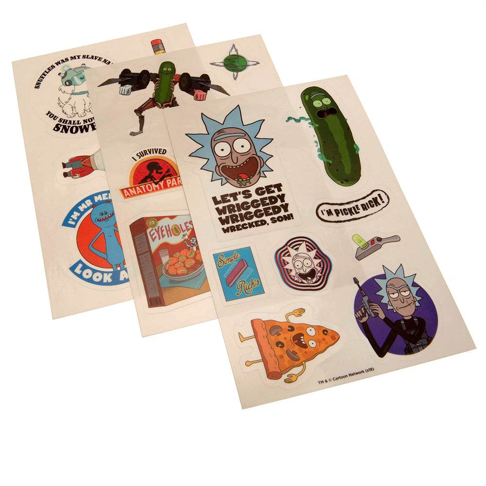 Rick And Morty Tech Stickers - Gift Arch