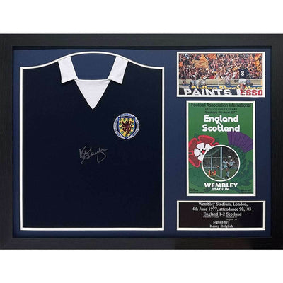 Scottish FA 1978 Dalglish Signed Shirt (Framed) - Gift Arch