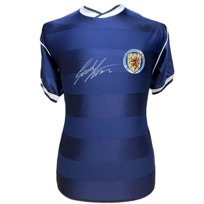 Scottish FA 1986 Strachan Signed Shirt - Gift Arch
