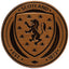 Scottish FA Antique Gold Crest Badge - Gift Arch