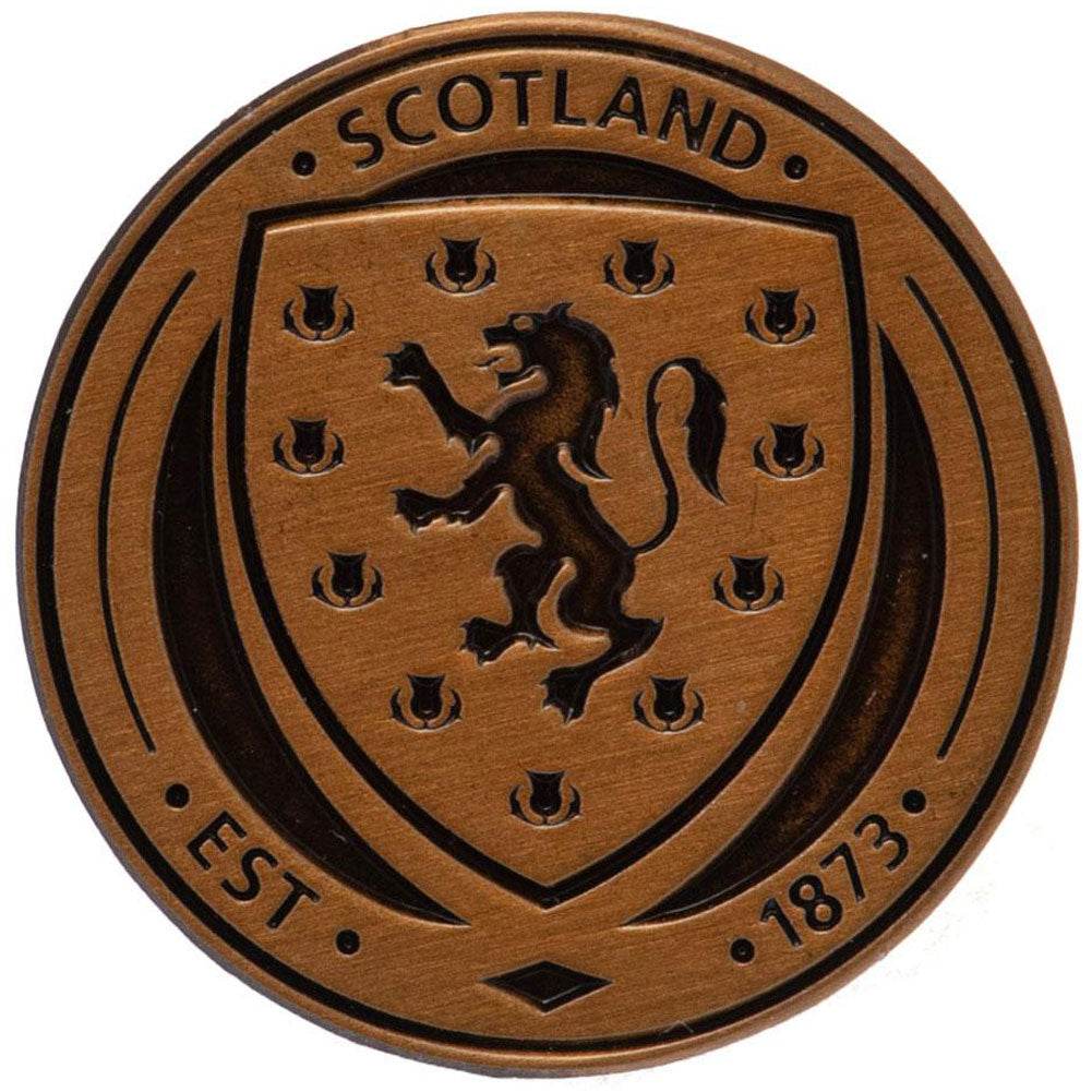 Scottish FA Antique Gold Crest Badge - Gift Arch