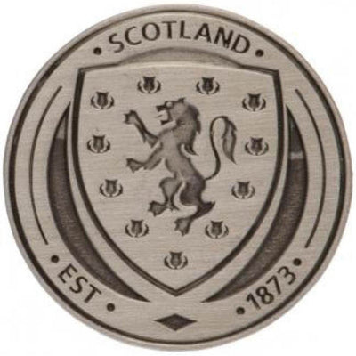 Scottish FA Antique Silver Crest Badge - Gift Arch