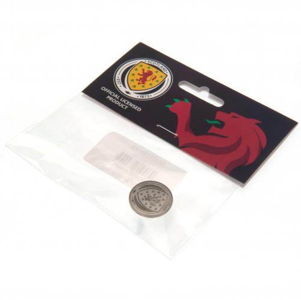 Scottish FA Antique Silver Crest Badge - Gift Arch