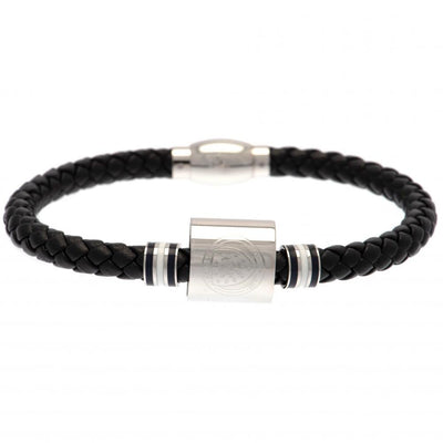 Scottish FA Colour Ring Leather Bracelet - Gift Arch