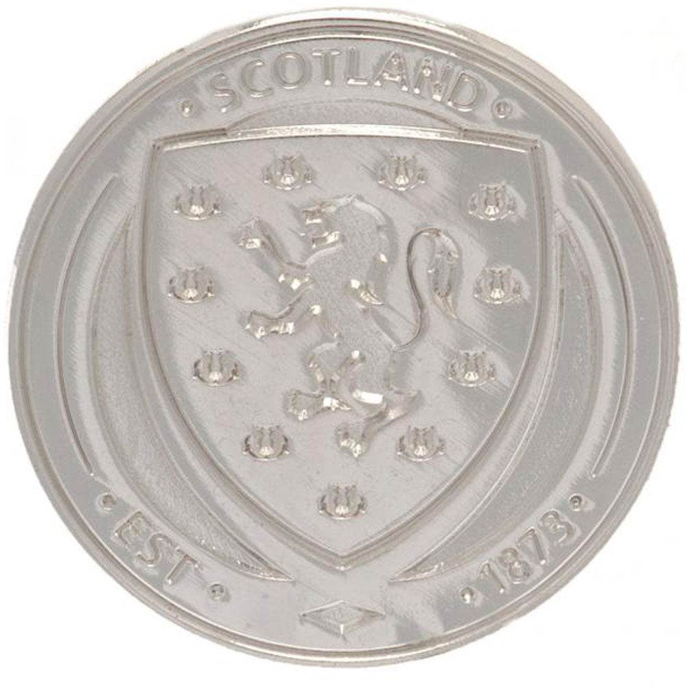 Scottish FA Silver Plated Crest Badge - Gift Arch