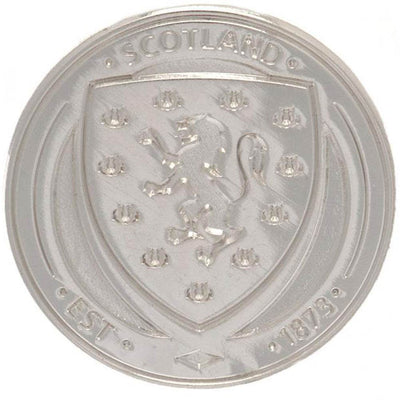 Scottish FA Silver Plated Crest Badge - Gift Arch