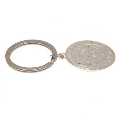 Scottish FA Silver Plated Crest Keyring - Gift Arch