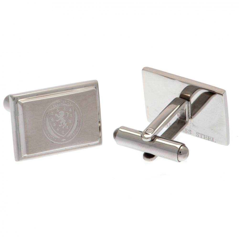 Scottish FA Stainless Steel Cufflinks - Gift Arch