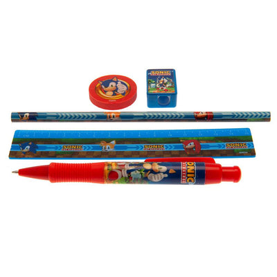 Sonic The Hedgehog 5pc Stationery Set - Gift Arch