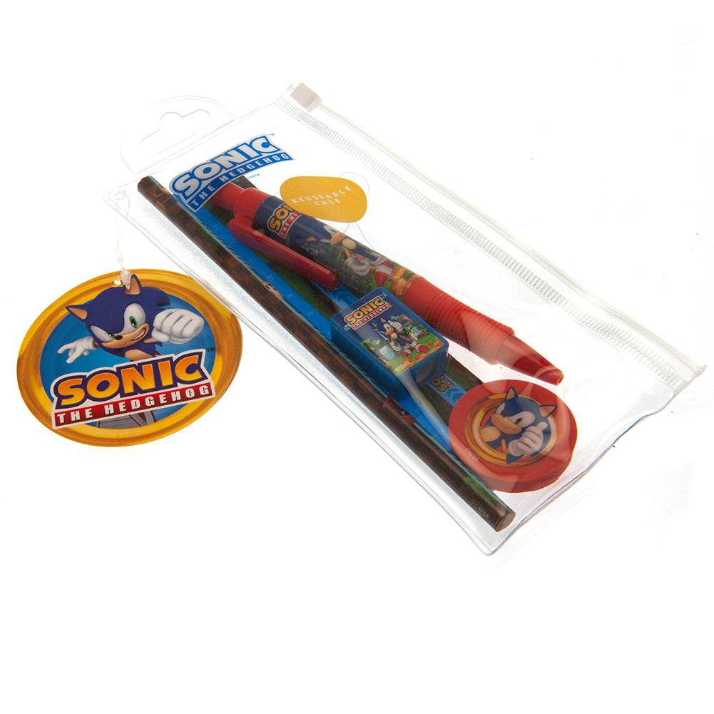 Sonic The Hedgehog 5pc Stationery Set - Gift Arch