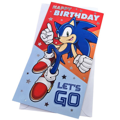 Sonic The Hedgehog Birthday Card - Gift Arch