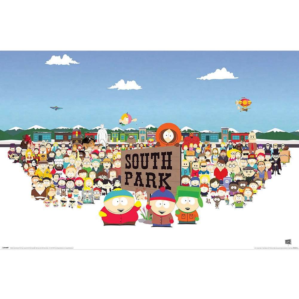 South Park Character Montage Poster 204 - Gift Arch