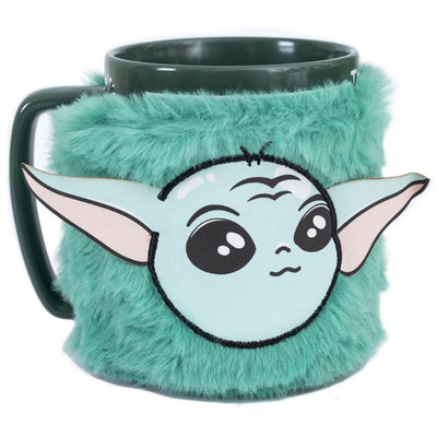 Star Wars: The Mandalorian Fuzzy Grogu Mug - Gift Arch