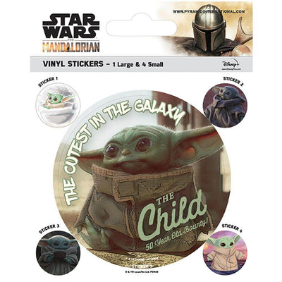 Star Wars: The Mandalorian Grogu Stickers - Gift Arch