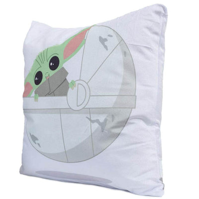 Star Wars: The Mandalorian Grogu Velvet Feel Cushion - Gift Arch