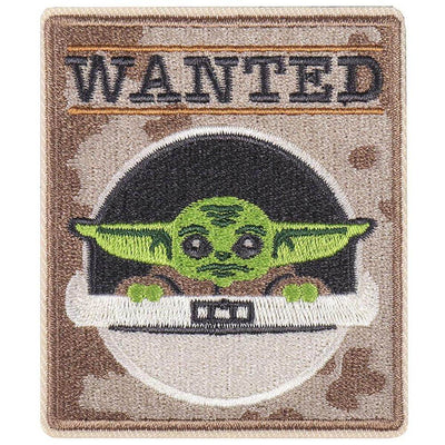Star Wars: The Mandalorian Iron-On Patch Wanted - Gift Arch