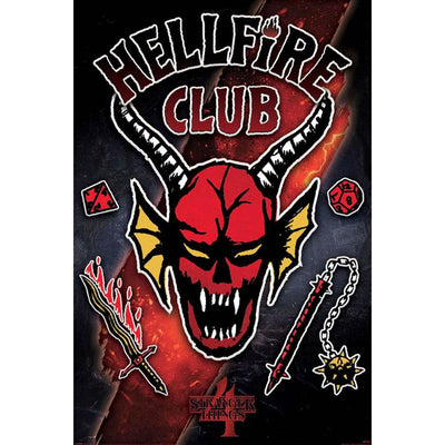 Stranger Things 4 Poster Hellfire Club Rift 91 - Gift Arch