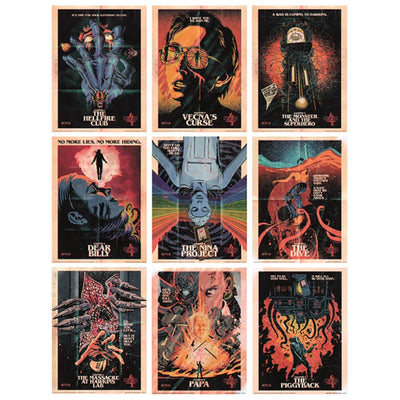 Stranger Things 4 Set of 9 Collector Prints - Gift Arch