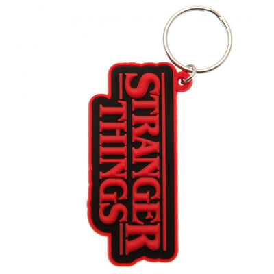 Stranger Things Logo PVC Keyring - Gift Arch