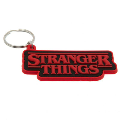Stranger Things Logo PVC Keyring - Gift Arch