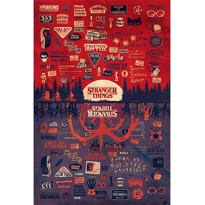 Stranger Things Poster The Upside Down 145 - Gift Arch
