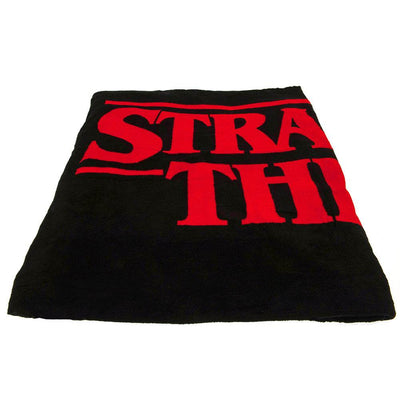 Stranger Things Premium Fleece Blanket Logo - Gift Arch