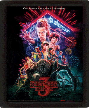 Stranger Things Summer Of 85 Framed 3D Picture - Gift Arch