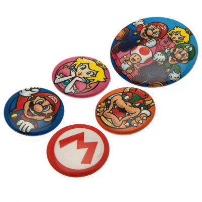 Super Mario Button Badge Set - Gift Arch