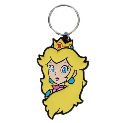 Super Mario Princess Peach PVC Keyring - Gift Arch