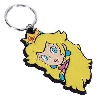 Super Mario Princess Peach PVC Keyring - Gift Arch