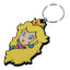 Super Mario Princess Peach PVC Keyring - Gift Arch