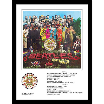 The Beatles Sgt Pepper Framed Collector Print - Gift Arch