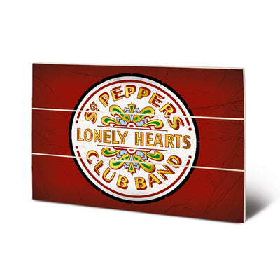 The Beatles Sgt. Pepper Wood Print - Gift Arch