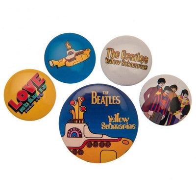 The Beatles Yellow Submarine Button Badge Set - Gift Arch